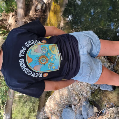 Retro Flower - Women's Oversize Tee - (Same Day) Thumbnail