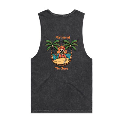 Sunset Surfer - Stone Wash Tank - (Same Day) Thumbnail